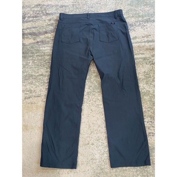 Prana Pants Mens 40/32 Blue BRION II Standard Fit Straight Leg Stretch Hiking - Picture 6 of 7